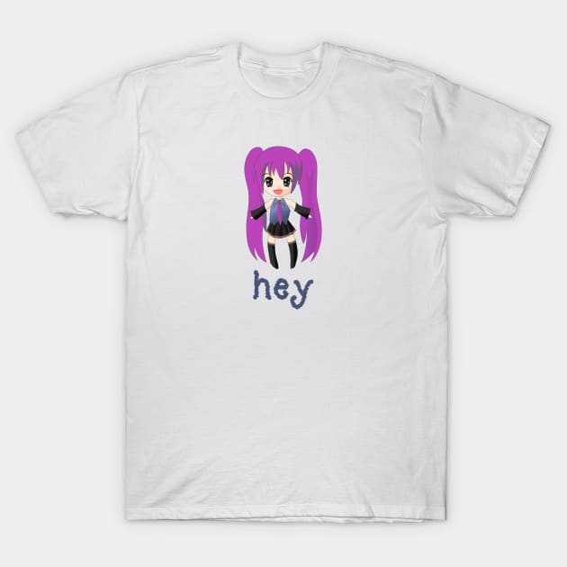 Anime girl T-Shirt by artsytee